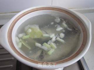 木瓜枸杞鲫鱼汤的做法步骤:6
