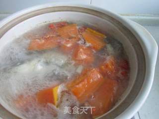 木瓜枸杞鲫鱼汤的做法步骤:11