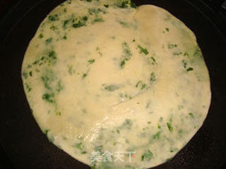 芹菜叶煎饼--变废为宝的做法步骤:11