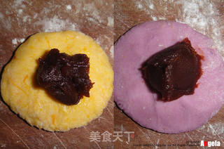 彩色豆沙包的做法步骤:4