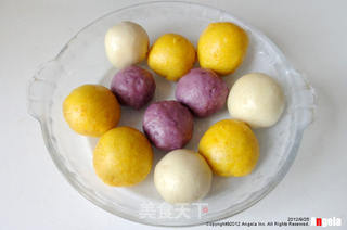 彩色豆沙包的做法步骤:6
