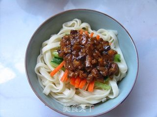 比肉更好吃——双菇炸酱面的做法步骤:12