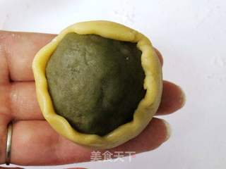 预热中秋之~~【三色馅广式月饼】的做法步骤:15