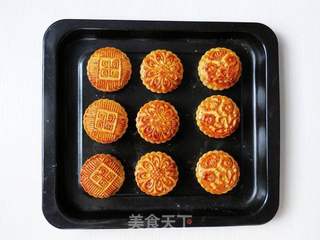 预热中秋之~~【三色馅广式月饼】的做法步骤:20