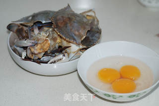 【黄金蟹甲】蛋炒蟹的做法步骤:2