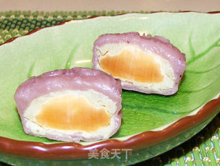 五彩冰皮月饼的做法步骤:14