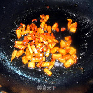 拨丝地瓜的做法步骤:12