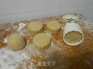 白芸豆月饼的做法步骤:5