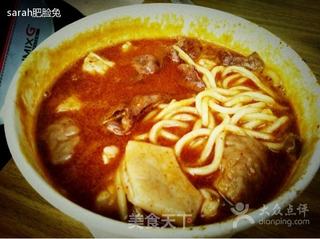 乌糖沙茶面的做法步骤:3