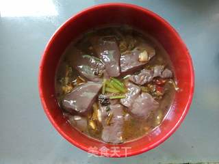 酸菜鸭血的做法步骤:6