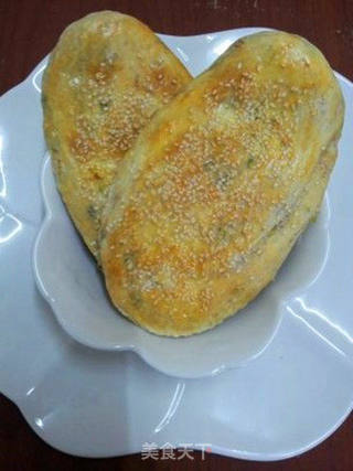 葱香烧饼的做法步骤:13