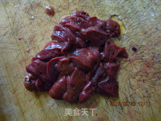 双色爆鸡肝的做法步骤:2