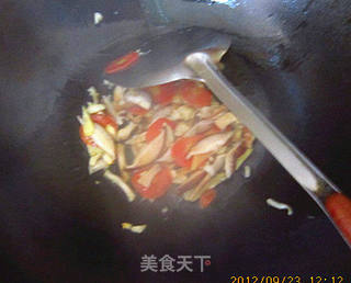 双色爆鸡肝的做法步骤:8