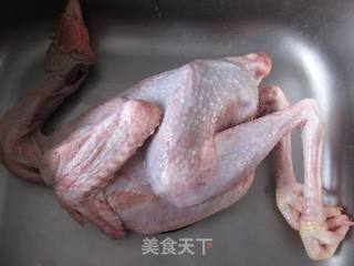 松菇鸡汤的做法步骤：1