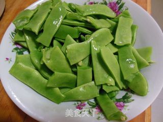 粉蒸四季豆——玉食私房菜的做法步骤：3