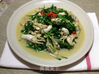 韭菜炒蛏子的做法步骤:8