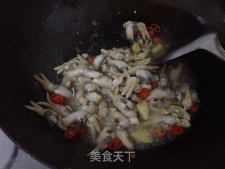 韭菜炒蛏子的做法步骤:5