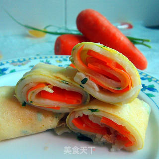 千变万化的蛋饼卷的做法步骤:10