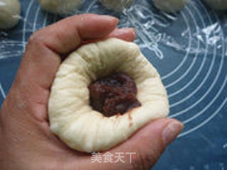 豆沙面包的做法步骤:12