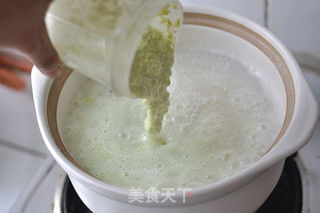 清新毛豆粥的做法步骤:6