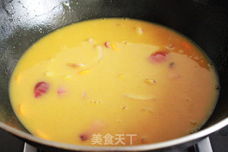 咖喱烤麸年糕的做法步骤:6
