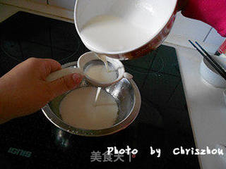 冰皮豆沙梅花糕的做法步骤:5