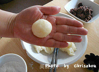冰皮豆沙梅花糕的做法步骤:13