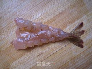 日式炸虾的做法步骤:3