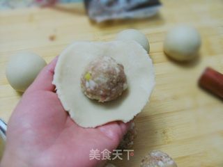 苏式葱香鲜肉月饼的做法步骤:15