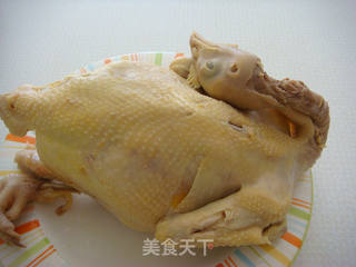 香葱白斩鸡的做法步骤:5