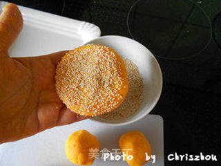 【香糯的南瓜饼】---秋天的美味的做法步骤:12