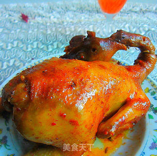 微波炉烤鸡的做法步骤:7