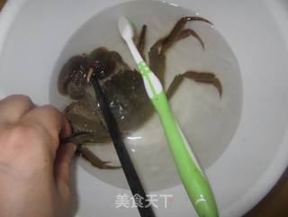 清蒸蟹的做法步骤:2