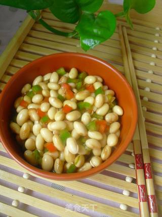 双椒拌黄豆的做法步骤:11