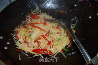 酸辣土豆丝的做法步骤:5