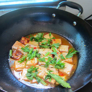 麻婆豆腐的做法步骤:11
