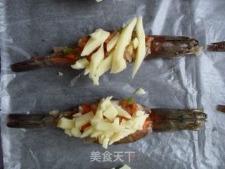 芝士烤虾的做法步骤：8