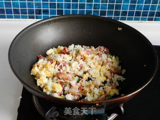 猪头肉炒饭的做法步骤:10