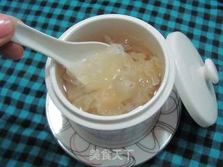 雪梨冰糖银耳的做法步骤:12