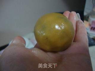 广式栗蓉、紫薯月饼的做法步骤:7