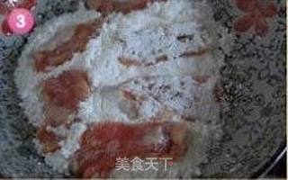 锅包肉的做法步骤:3