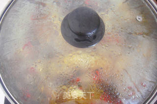 麻辣酸菜鱼头的做法步骤:9