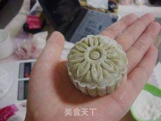 五彩缤纷的冰皮月饼的做法步骤：11