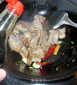 羊排酸豆角的做法步骤:6