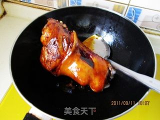 高压锅酱肘子的做法步骤:4