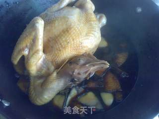玫瑰酱油鸡的做法步骤:5
