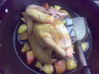 玫瑰酱油鸡的做法步骤:4