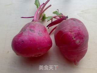 香柠糖醋水萝卜的做法步骤：1