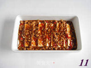 美味新吃法-----【鱼香蒸豆腐】的做法步骤:11