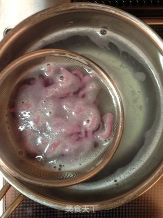 榨菜肉絲紫水晶麵--【傳統的湯麵】新鮮嚐的做法步骤:18